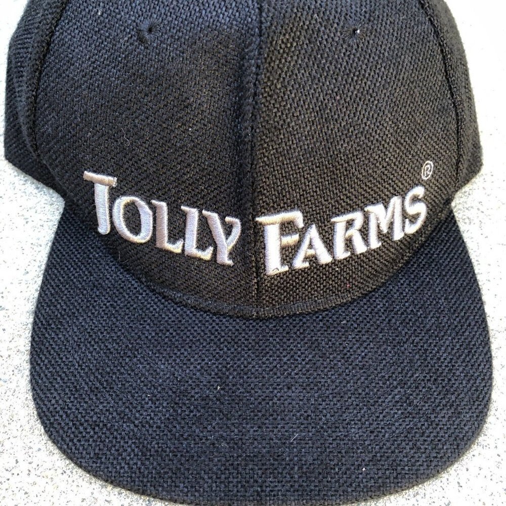 JOLLY FARMS 100% Hemp Snapback Hat Men's Black Adjustable Cap California​​​​​ - Picture 3 of 6